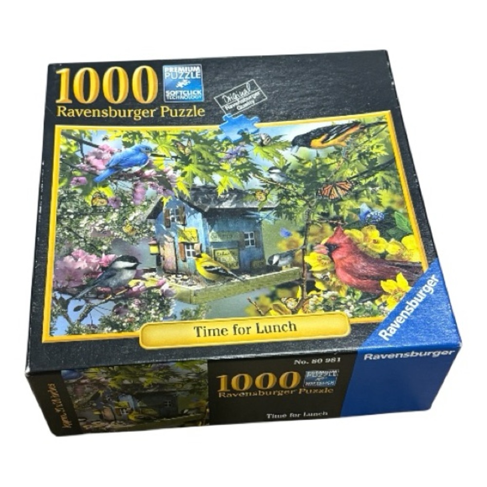 Ravensburger 1000 Piece Puzzle - Colorful Birds and Cottage